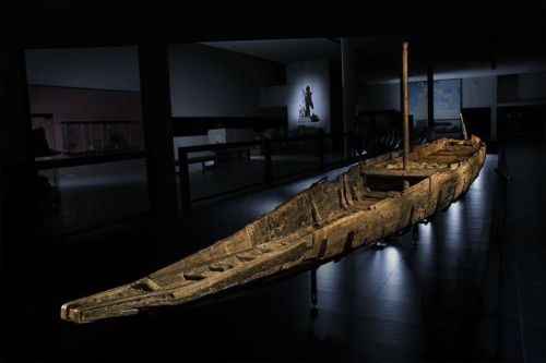This 102-foot-long Roman barge from the first century A.D. was lifted in 2011 from the Rhône River i