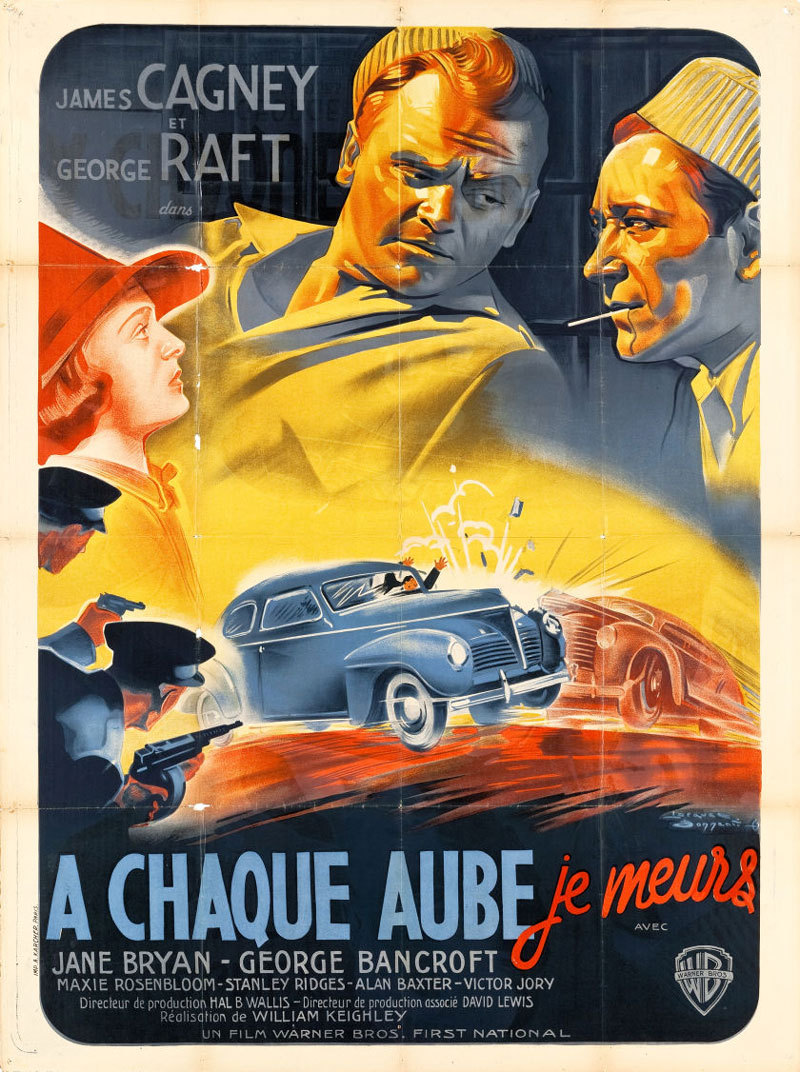 French grande for EACH DAWN I DIE (William Keighley, USA, 1939)
Artist: Jacques Bonneau
Poster source: Heritage Auctions