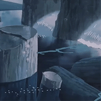 wholocked-the-library:Studio Ghibli + Running Water