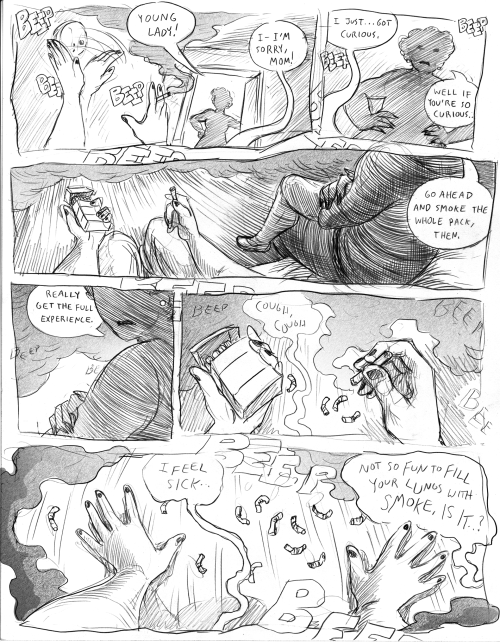 abby-howard:Heavy FogMy mini comic for 24 hour comics day this year! It’s my first time participatin