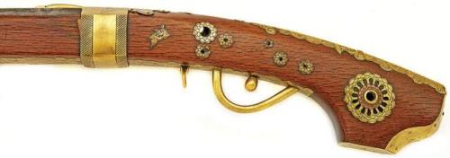 Japanese Tanegashima matchlock, 19th century.from Amoskeag Auctions