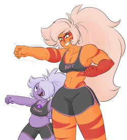 homeworldadventures: the sisters are bonding &lt;3 witness the much awaited return of bishonen Jasper! (because you guys were getting sick of clueless face Jasper, right?) I was listening to “Jump” from Van Halen… shut up! I like GOOD music! and