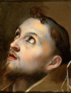 Study for the Head of Saint Francis for the