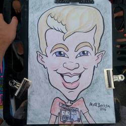 Caricatures at Dairy Delight! #caricature