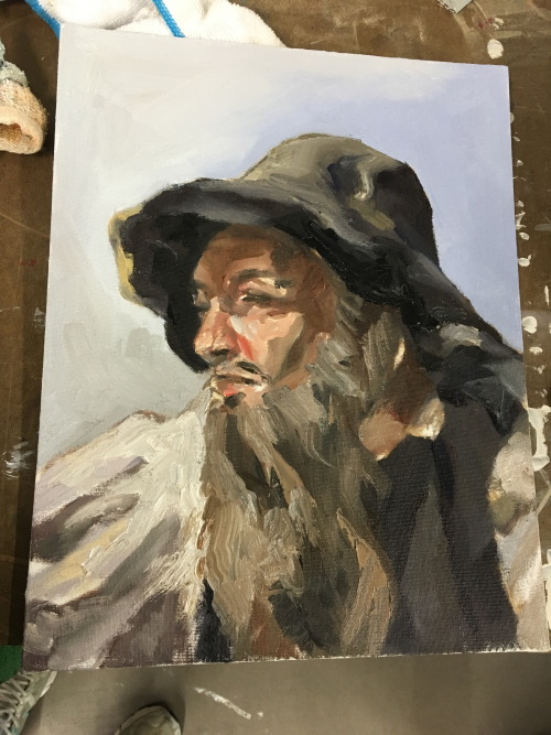 portrait from yesterday’s live painting workshop @ accd o/ 