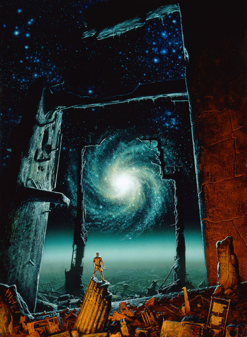 theartofmichaelwhelan:Michael Whelan’s iconic covers for the Foundation books by Isaac Asimov: