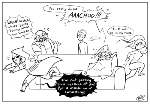 bluebloodtanuki-bbt:  They all care in their own little ways. Just don’t get them sick.