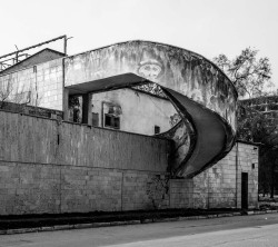 socialistmodernism:    Kojomkul Sports Palace,(formerly V. Lenin Palace of Sports),built in 1974,Bishkek, Kyrgyzstan,Architect: V. Kostin, V. Marukov  