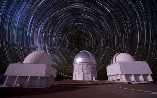 Into the Vortex!Moonlight illuminates the top-most plateau of the Cerro Tololo Inter-American Observ