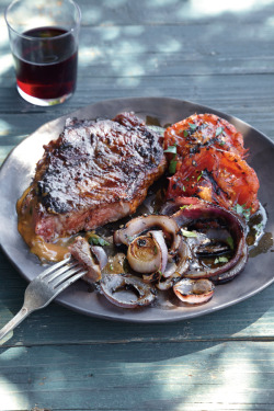 do-not-touch-my-food:  New York Strip Steaks