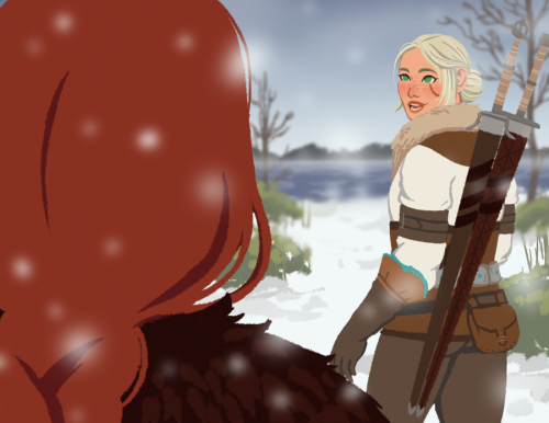 untaintedtea:Presenting my gift for @vengerberg for @thewitchersecretsanta!! Of course I picked Ciri