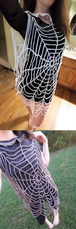 DIY Crochet Spiderweb Halloween CostumeYou can get 50% off this $2.00 pattern using the coupon code 