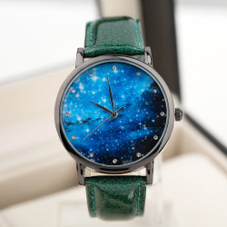 Asutoraru96:  Hiddenforestgirl86:  Lovenowar:  A Beautiful Watch With Galaxies Right