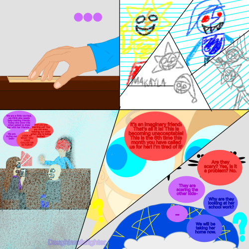 I Made A New Au Comic! I Think Imma Call It The Imaginary Au Lol, What Do Yall Think?