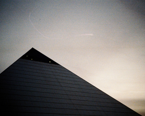 The Memphis PyramidShot on Lomograpjy Tiger 200 speed 110 film with a Rollei A110 camera.