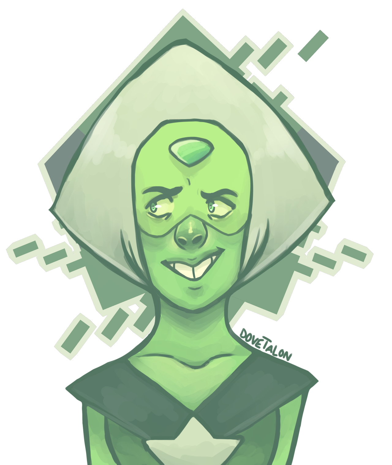 hancockvalentine:  I drew a Peridot ;) 