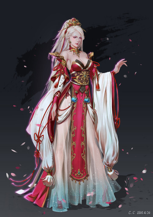 女史 cici Chen https://www.artstation.com/artwork/m0Vke