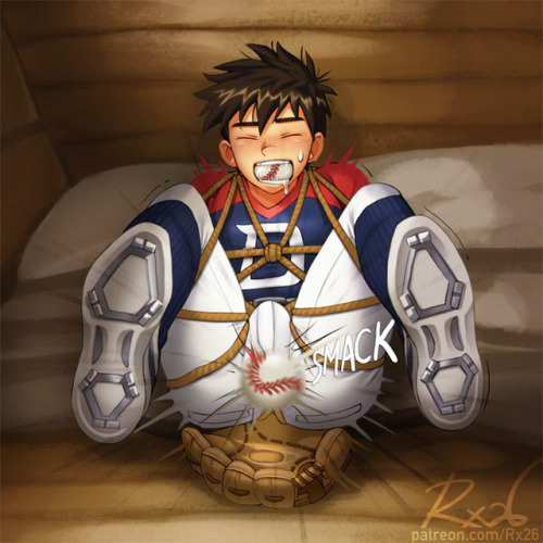 rx26: Only the best catcher can catch a ball with his….balls? XDPatreon | Twitter | Pixiv