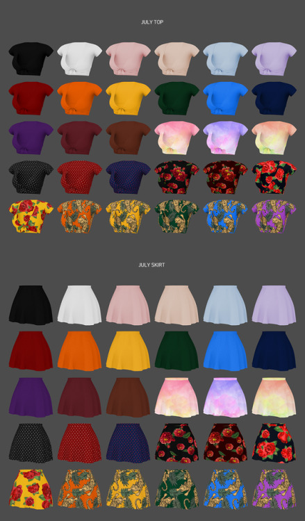 MMSIMS — MMSIMS af July Top & Skirt Set July 18th is my...