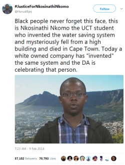 whyyoustabbedme: #JusticeForNkosinathiKhomo