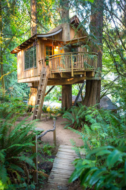 treehauslove:  Upper Pond Tree House. Another