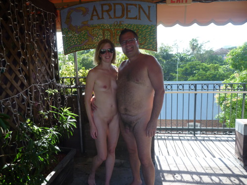 dudenopants: Just another picture of us nude in Key West