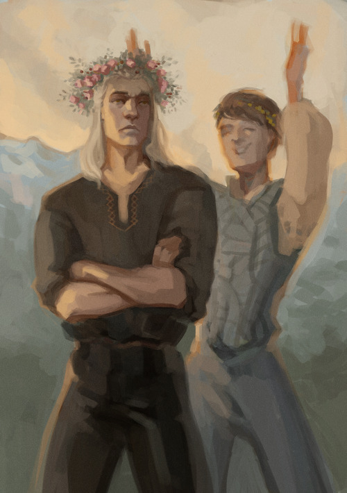 anka-skier:Do you all lovely people remember that episode in which flower crowns became trendy, so J