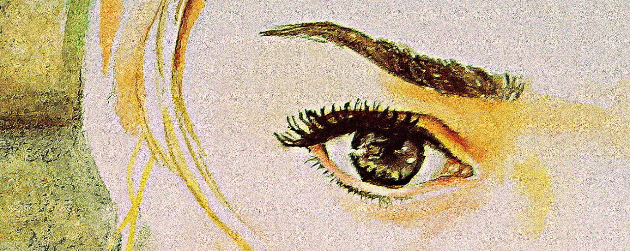 cleozora:  Billie Piper / Rose Tyler -  eyes in watercolour / pencil 