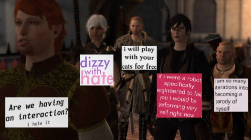 bubonickitten: Dragon Age + zazzle-poetry: Part 3 Part 1 | Part 2 More DA text post memes:   Ma