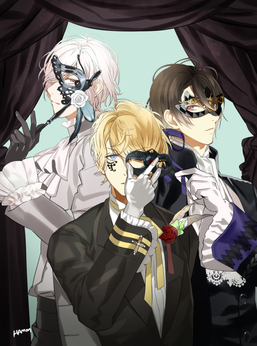 the-whitebambi:  Subaru, Shu & Reiji Sakamaki ~ (Artist) 