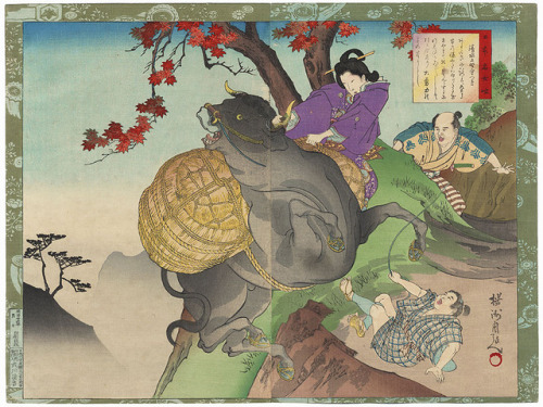 yajifun: onna-musha: “Wife of Shimizu, governor of Kazusa” (1893), Yôshû Chi