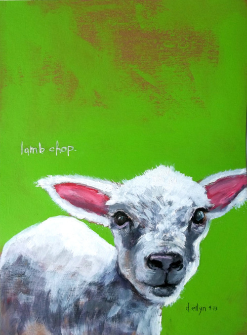 vegan-art:by Dana EllynMeet Your Meat -&gt; www.youtube.com/watch?v=7rRDXv41Buo &lt;-