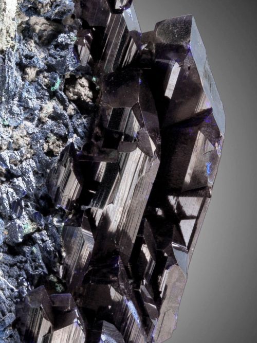 bijoux-et-mineraux:  Azurite - Tsumeb Mine, Tsumeb, Otjikoto Region, Namibia