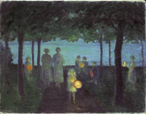 Abend an der Ostsee&quot; (Evening at the Baltic Sea)  -  Ernst Oppler