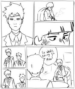 corikittycat:  short little comic for the fanfiction “sometimes that’s better”   ( https://archiveofourown.org/works/18638008/chapters/48487592 )the third part looks like shit cause my cintiq shut down on me and deleted the file &gt;:(((((