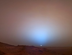 blazepress:  Sunset on Mars.
