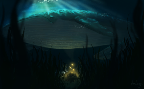 ‘It’s like another world…' Absolutely had to paint this scene from the most recen