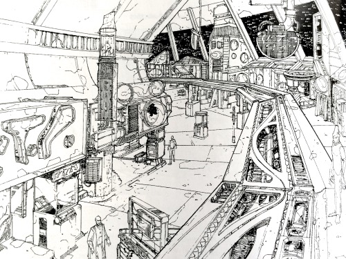 Going Through My Archives Of Star Trek: The Magazine I Found All This Great Early Concept Art For Deep