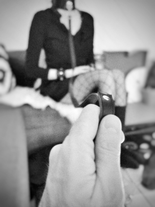 eroticartsy:  Him: I love to play with my kitty and keep her on the leash Her: I love to wear my tail for daddy and when he tear my stocking We just love our games together….. ♥️