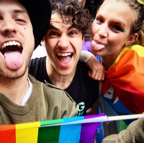 “Josephine: PRIDE NYC!!! @darrencriss @alexanderdeleon”