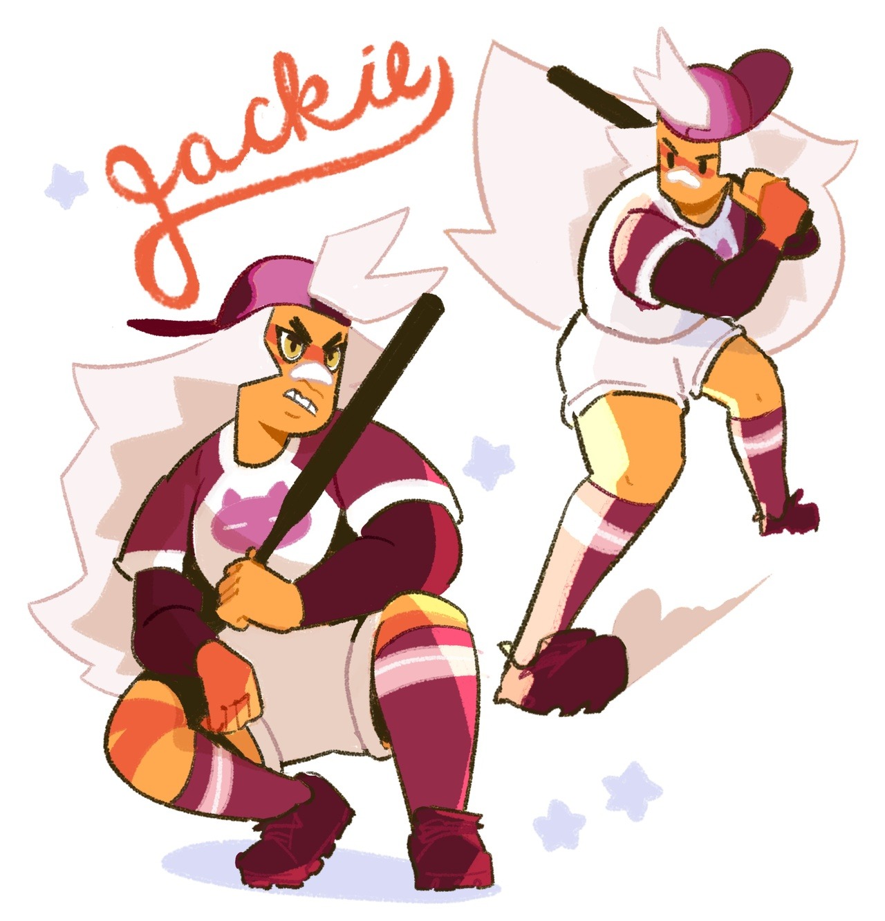 itspeachplumb:  It’s Jackie!  I love @jasker‘s baseball outfit for jasper it’s