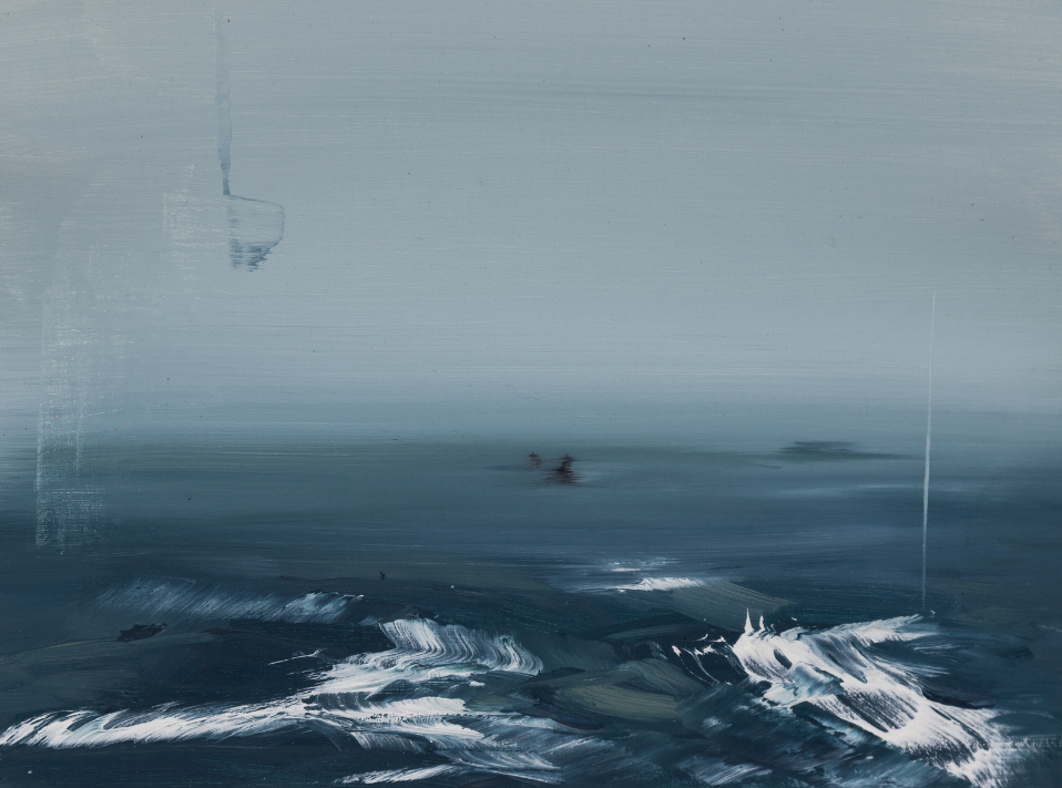 mydarkenedeyes:Emma Fineman - Ocean Series (Oil on panel, 2014‒)