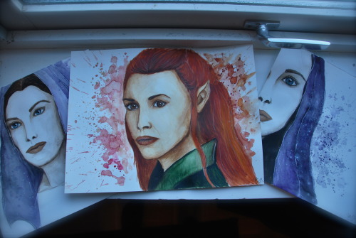 Elves! Aquarell paintings by me. 