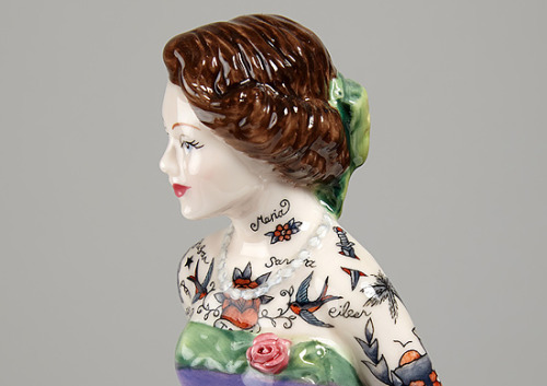 Tattooed Porcelain Dolls by Jessica HarrisonScotland-based artist Jessica Harrison creates unique po