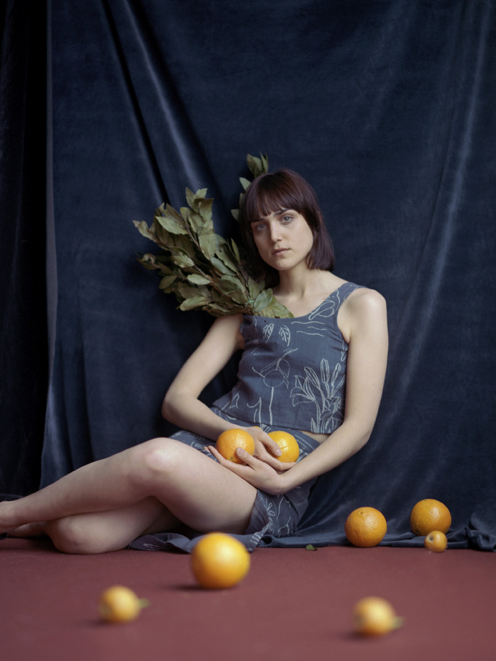 palomawool:  Camila Falquez shot Laia Bonastre wearing our latest linen pieces.Our