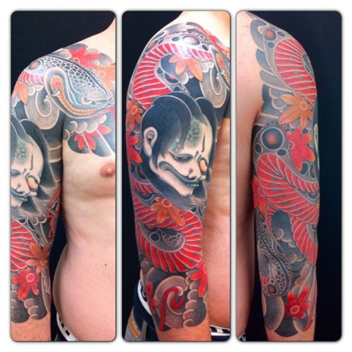 chnko:Adam Kitamoto.SNAKE DAY!!!!! Adam Kitamoto (Melbourne, Australia - Ten Ten Tattoo)