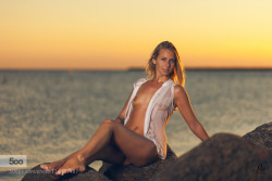 nudeson500px:  Nadja in the sunset by revne35 from http://ift.tt/1JXAMbP