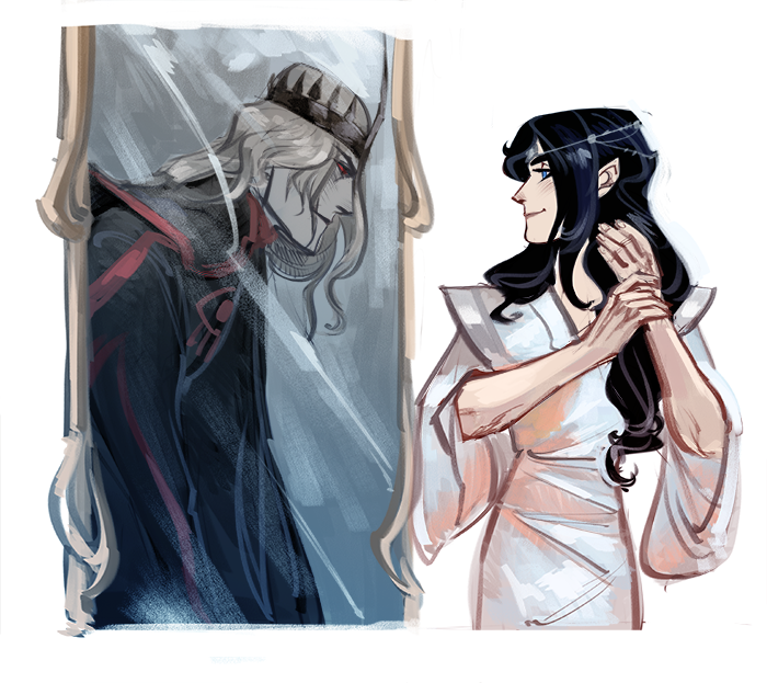 Elf-esteem — melkorwashere: sketch-request from ask.fm Melkor