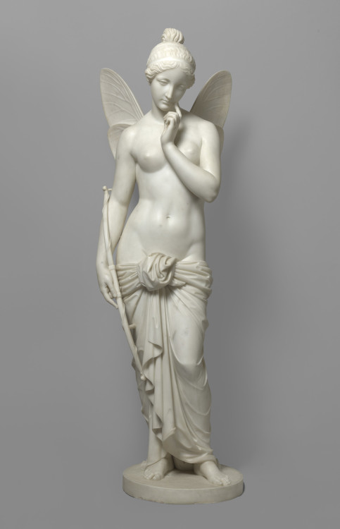 Psyche Lamenting the Loss of Cupid by William Theed (1847)