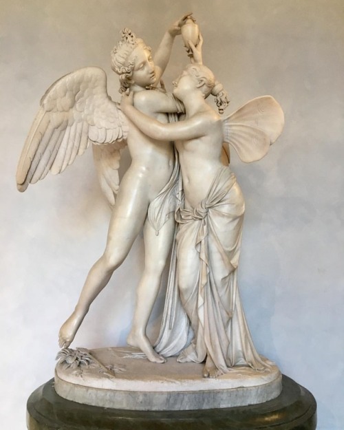 loumargi:Giovanni Maria Benzoni(1809 - 1873), Italian Neoclassical Sculptor Cupid and Psyche